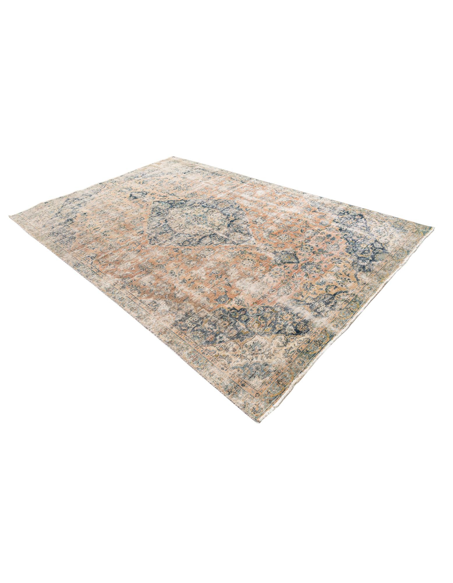 7' 1 x 10' 6 Hand Knotted Ultra Vintage Persian Wool Rug