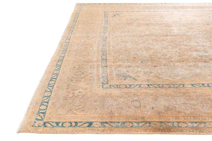 7' 8 x 11' 2 Hand Knotted Ultra Vintage Persian Wool Rug