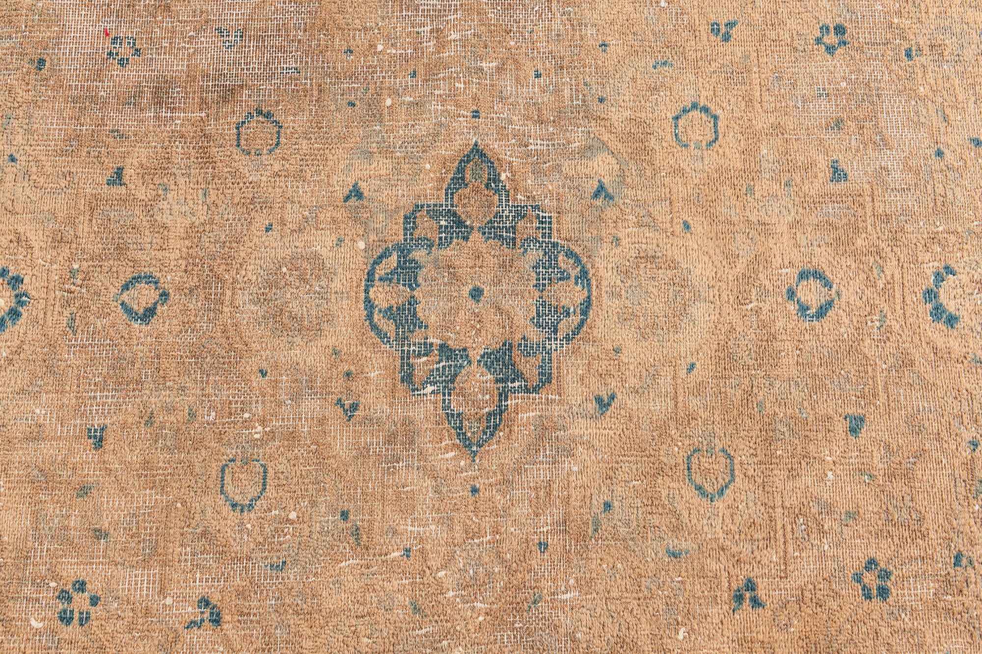 7' 8 x 11' 2 Hand Knotted Ultra Vintage Persian Wool Rug