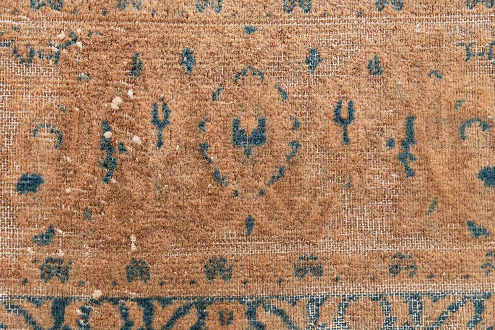 7' 8 x 11' 2 Hand Knotted Ultra Vintage Persian Wool Rug
