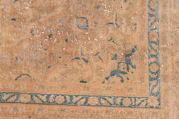 7' 8 x 11' 2 Hand Knotted Ultra Vintage Persian Wool Rug