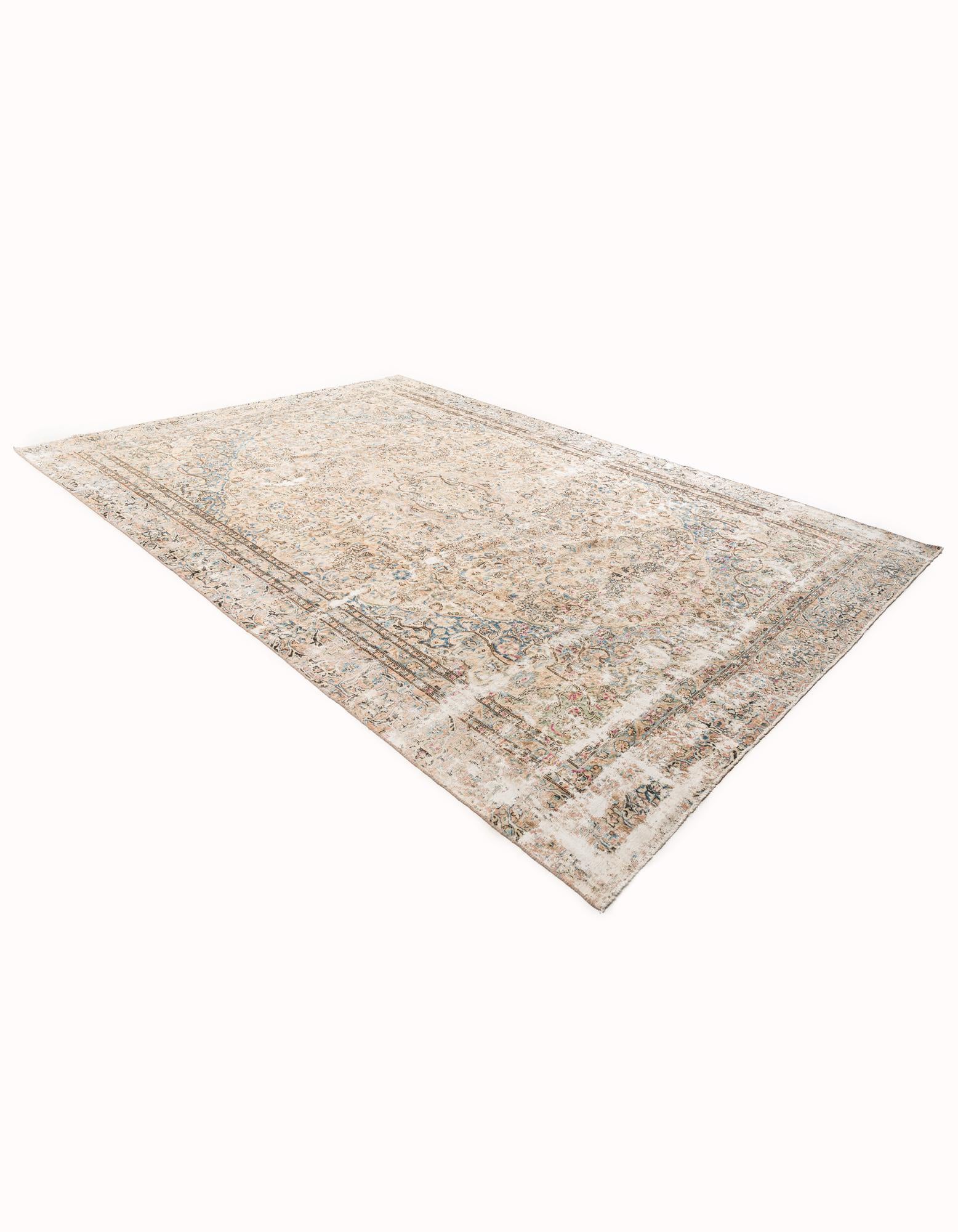 9' x 12' 9 Hand Knotted Ultra Vintage Persian Wool Rug