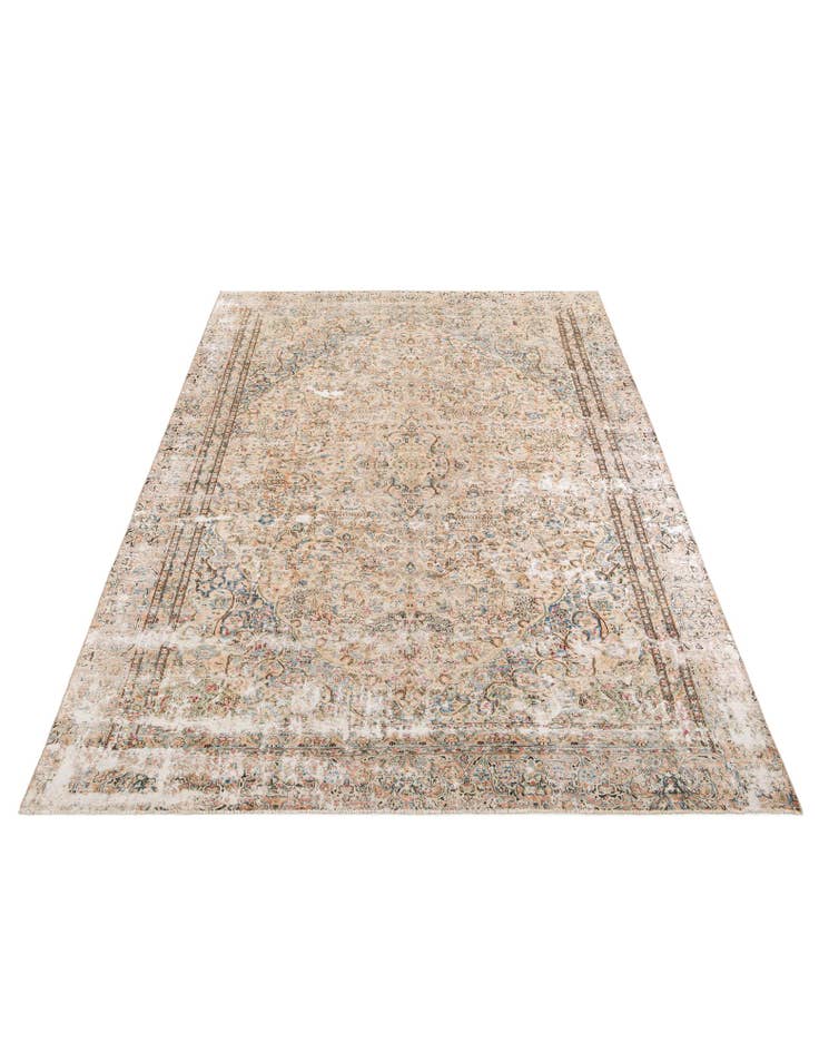 Detail image of 9' x 12' 9 Hand Knotted Ultra Vintage Persian Wool Rug