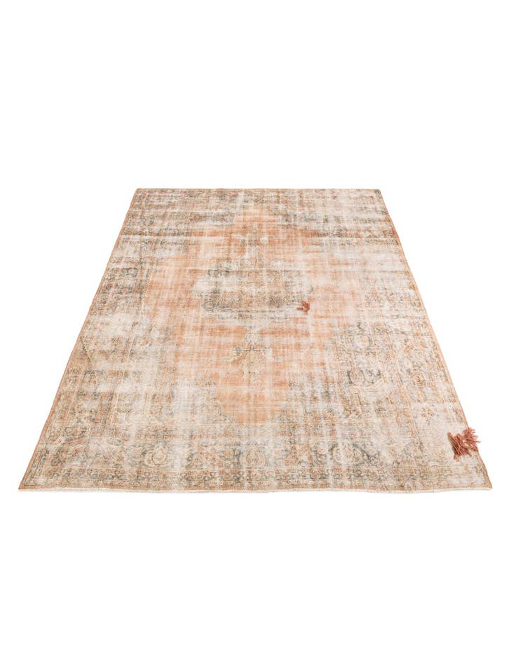 Detail image of 9' x 11' 2 Hand Knotted Ultra Vintage Persian Wool Rug