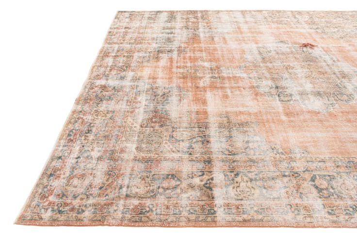 Detail image of 9' x 11' 2 Hand Knotted Ultra Vintage Persian Wool Rug