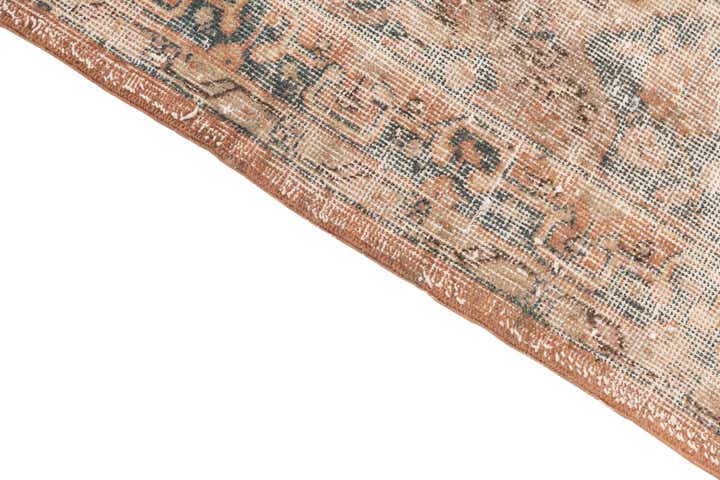 9' x 11' 2 Hand Knotted Ultra Vintage Persian Wool Rug