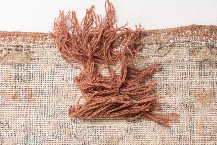 9' x 11' 2 Hand Knotted Ultra Vintage Persian Wool Rug