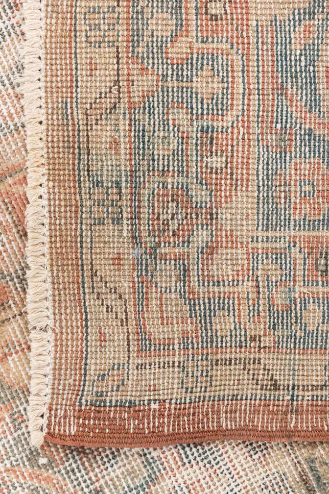 9' x 11' 2 Hand Knotted Ultra Vintage Persian Wool Rug