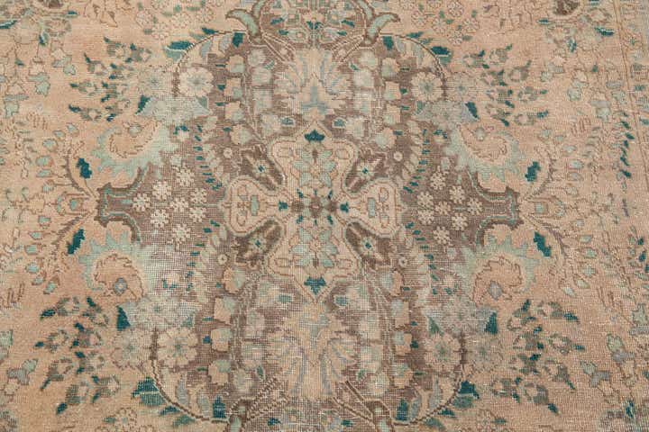 6' 2 x 9' 4 Hand Knotted Ultra Vintage Persian Wool Rug