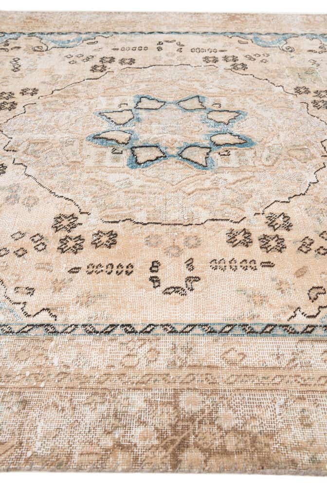 5' 5 x 8' 8 Hand Knotted Ultra Vintage Persian Wool Rug
