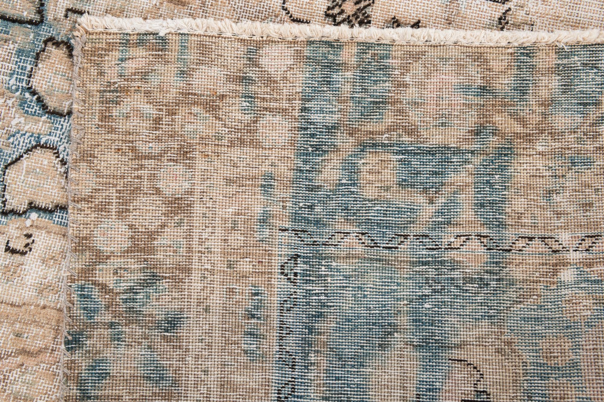 5' 5 x 8' 8 Hand Knotted Ultra Vintage Persian Wool Rug