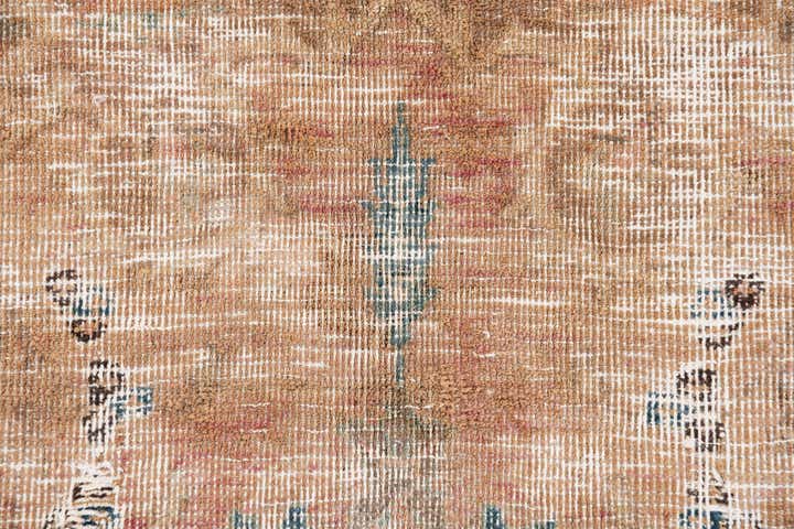 6' 7 x 9' 3 Hand Knotted Ultra Vintage Persian Wool Rug