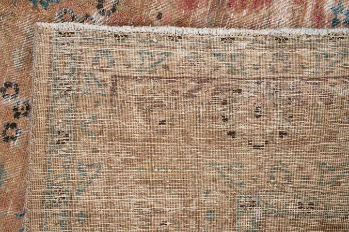 6' 7 x 9' 3 Hand Knotted Ultra Vintage Persian Wool Rug