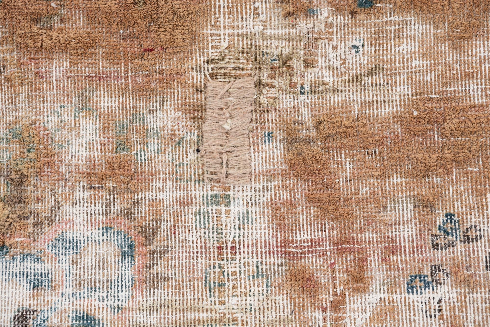 6' 7 x 9' 3 Hand Knotted Ultra Vintage Persian Wool Rug