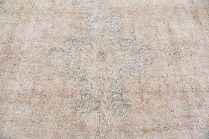 9' 9 x 13' 7 Hand Knotted Ultra Vintage Persian Wool Rug