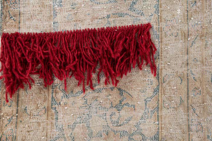9' 9 x 13' 7 Hand Knotted Ultra Vintage Persian Wool Rug