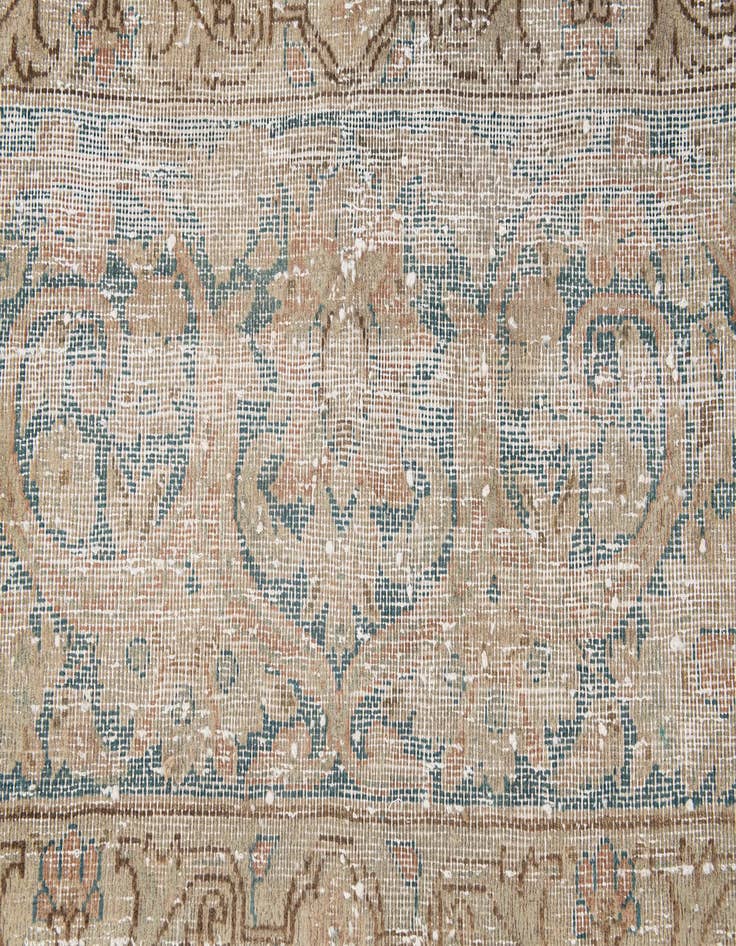 Detail image of 9' 9 x 13' 7  Hand Knotted Ultra Vintage Persian Wool Rug