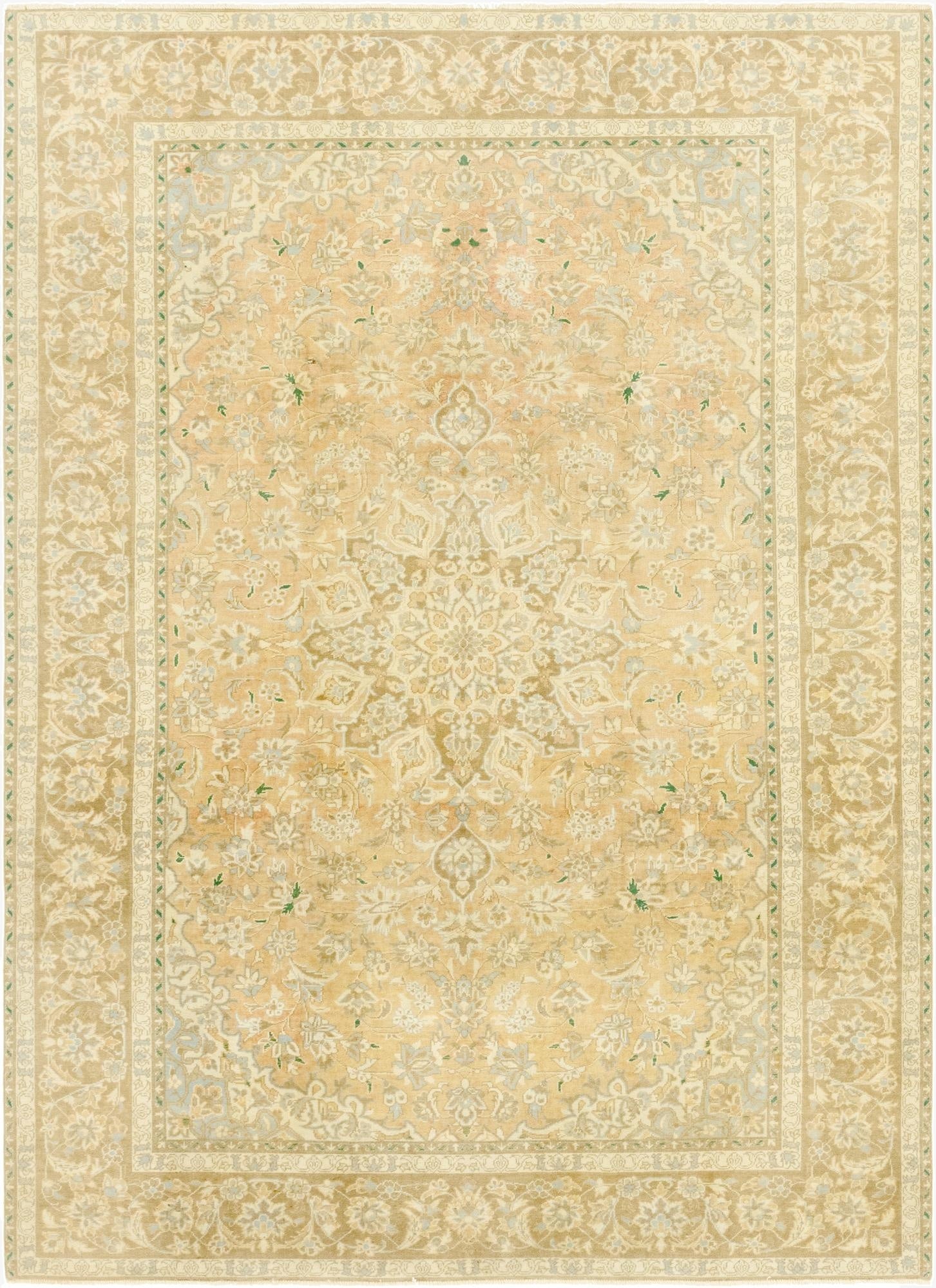 8' x 10' 11  Hand Knotted Ultra Vintage Persian Wool Rug