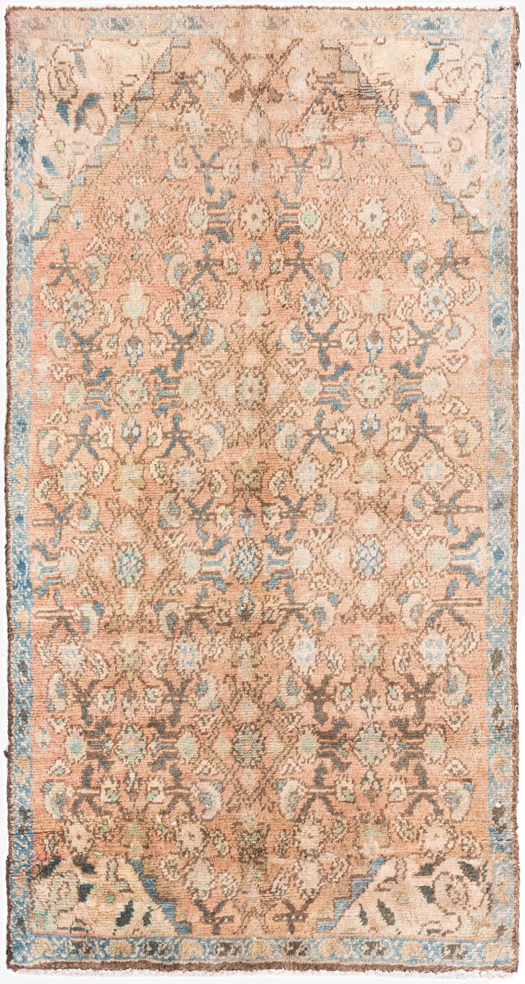 2' 6 x 4' 9 Hand Knotted Ultra Vintage Persian Wool Rug