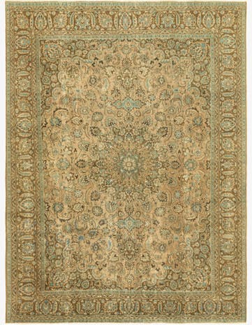 9' 6 x 12' 7 Hand Knotted Ultra Vintage Persian Wool Rug