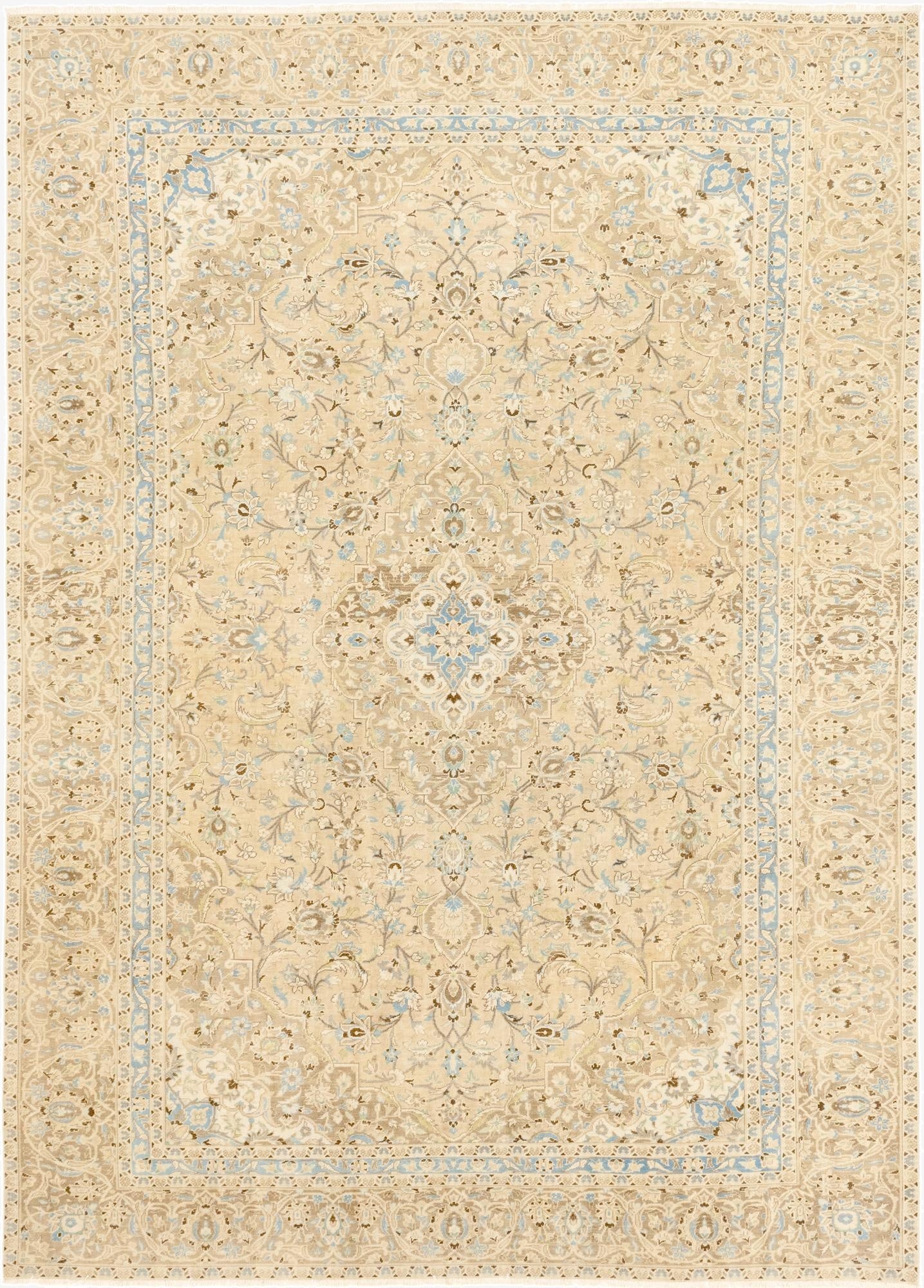 8' 8 x 12' 2  Hand Knotted Ultra Vintage Persian Wool Rug