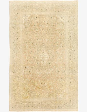 6' 2 x 9' 9 Hand Knotted Ultra Vintage Persian Wool Rug