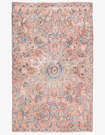 3' x 4' 10 Hand Knotted Ultra Vintage Persian Wool Rug