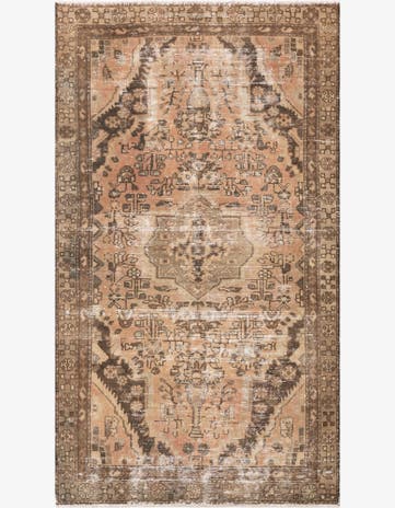 3' 6 x 6' 5 Hand Knotted Ultra Vintage Persian Wool Rug
