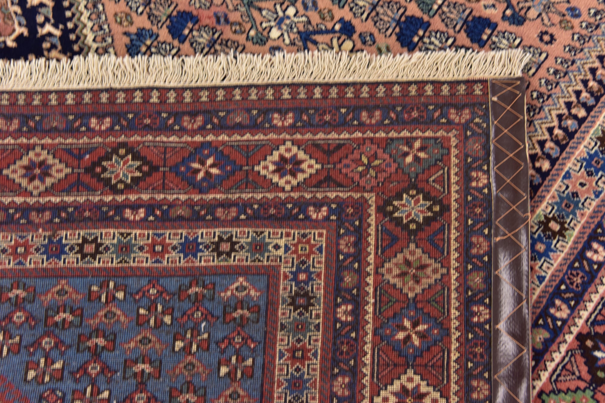 7' x 9' 7 Hand Knotted Yalameh Persian Wool Rug