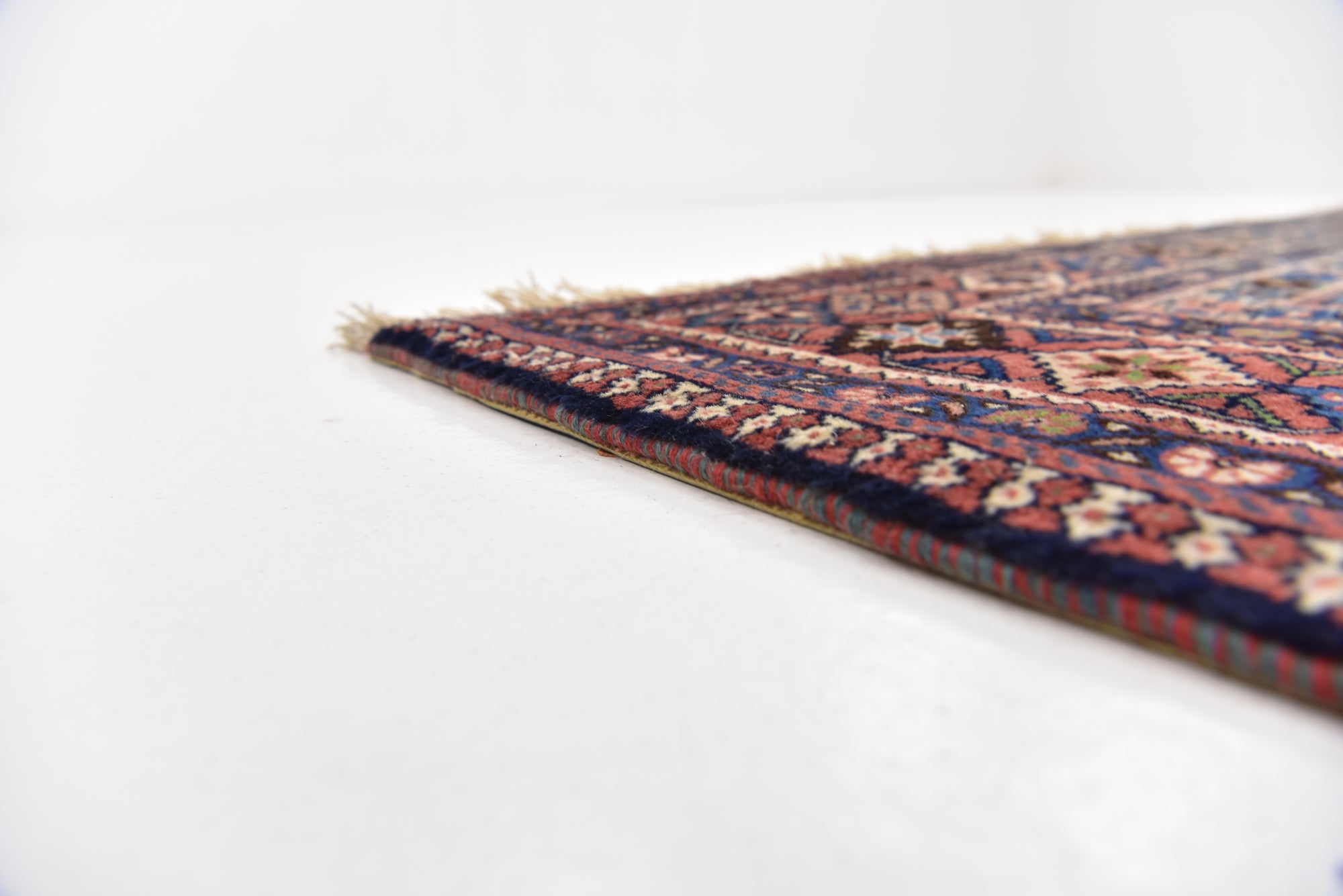 7' x 9' 7 Hand Knotted Yalameh Persian Wool Rug