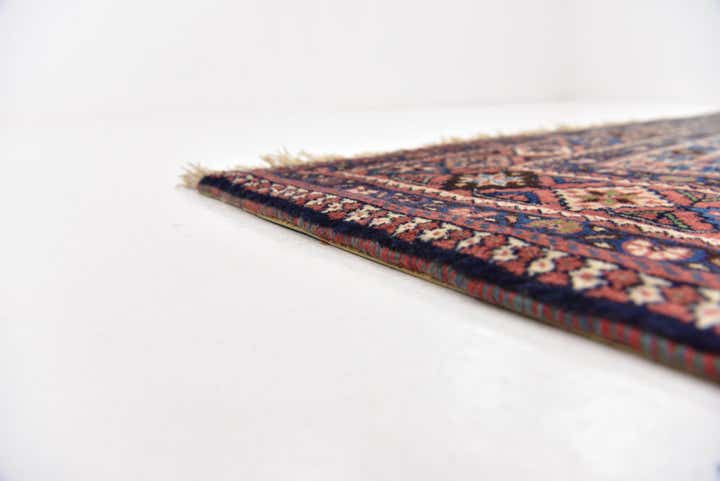 7' x 9' 7 Hand Knotted Yalameh Persian Wool Rug