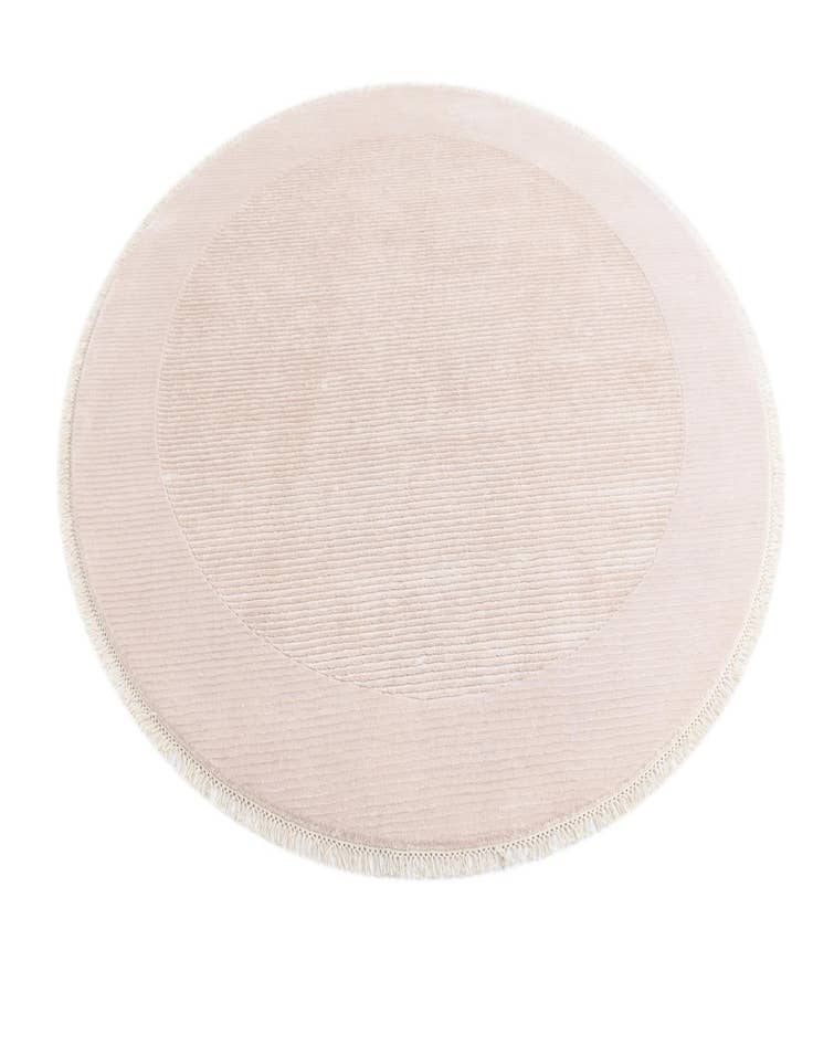 Detail image of 6' 6 x 6' 6 Hand Knotted Darya Wool Round Rug
