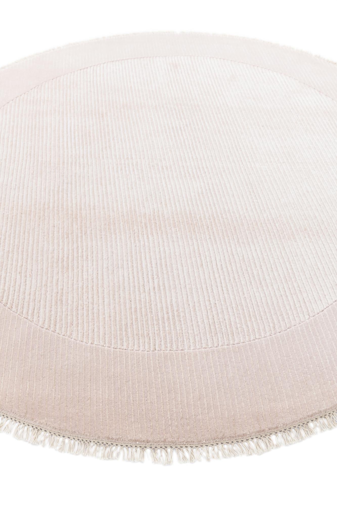 6' 6 x 6' 6 Hand Knotted Darya Wool Round Rug