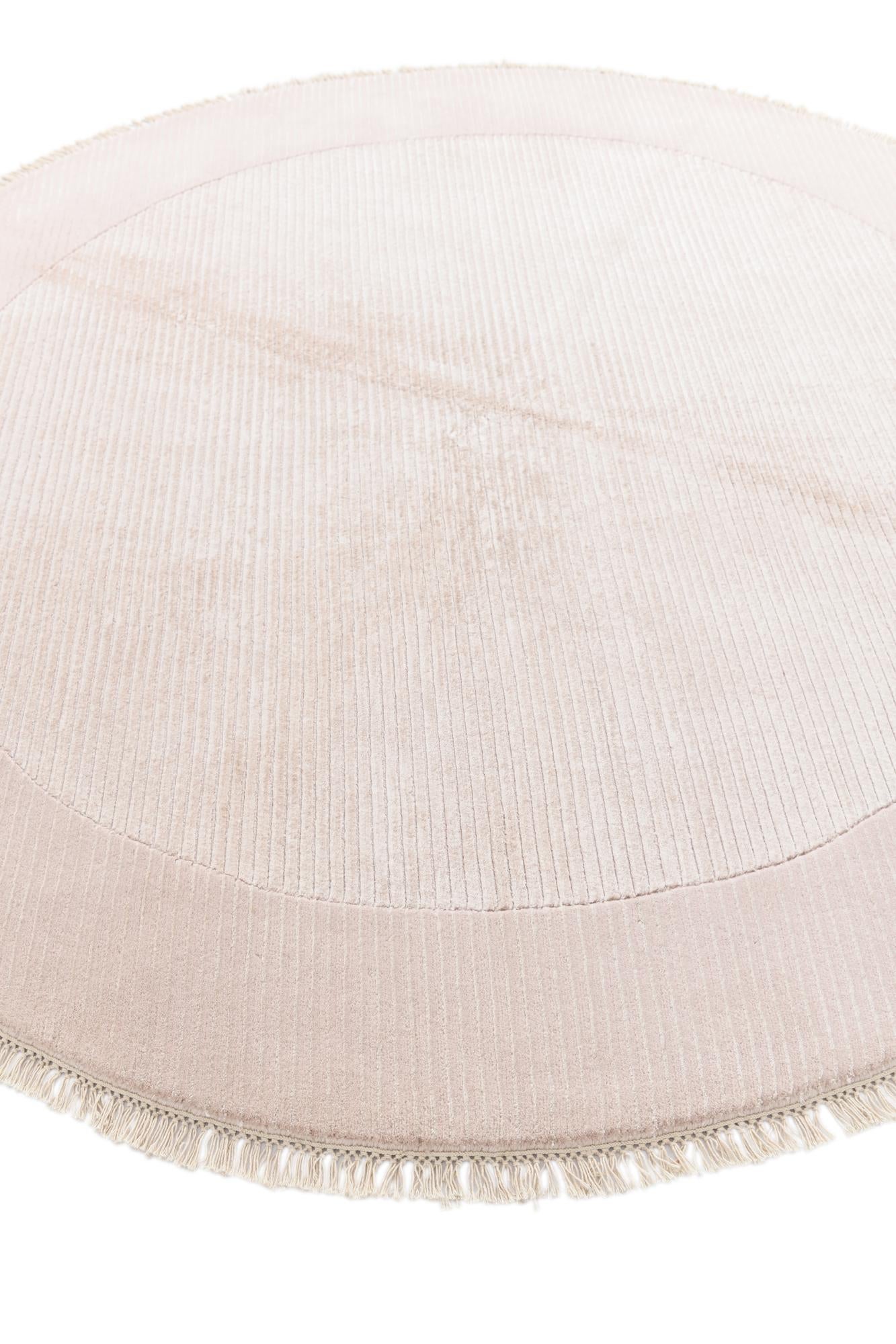 6' 6 x 6' 6 Hand Knotted Darya Wool Round Rug