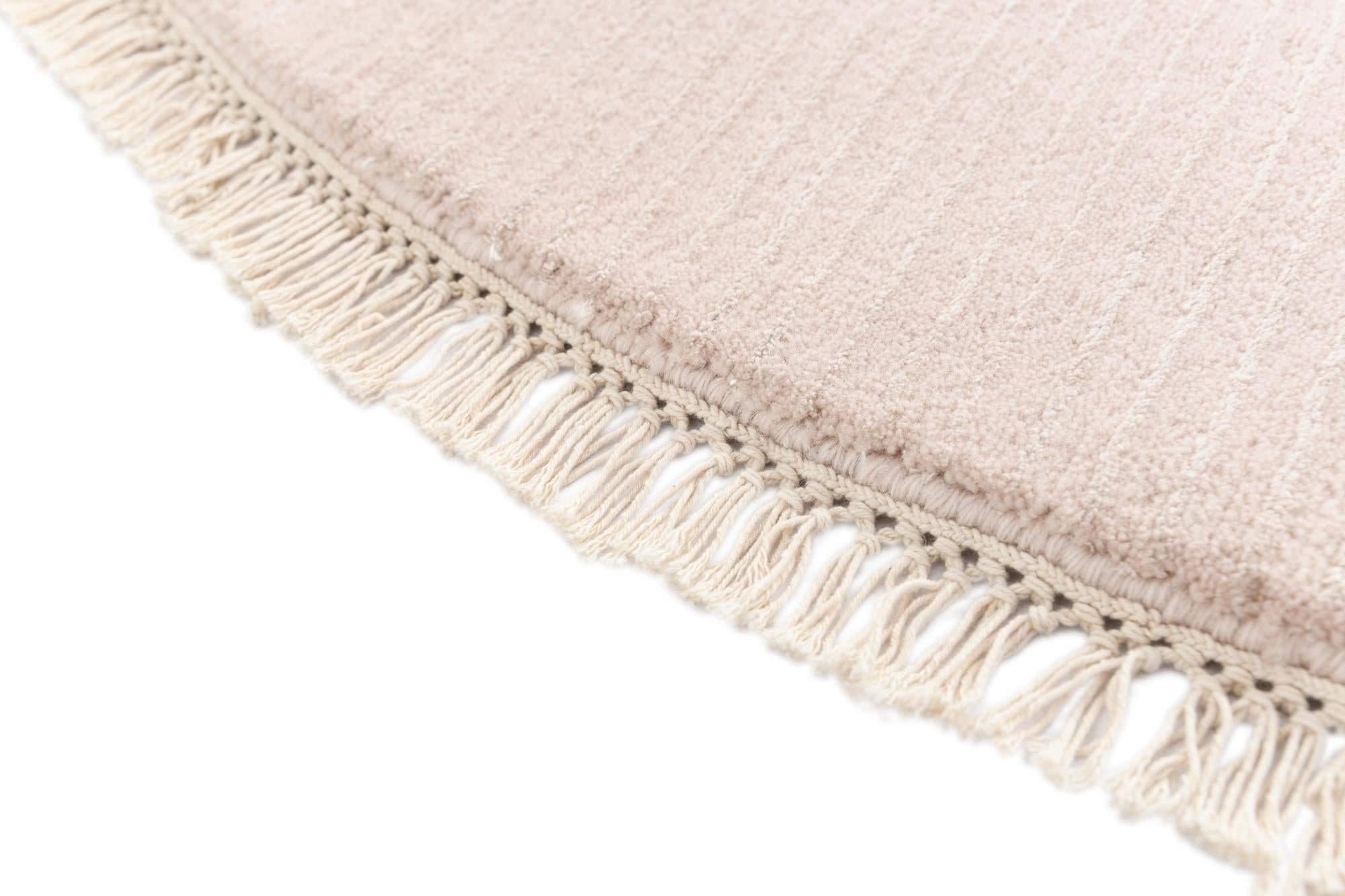 6' 6 x 6' 6 Hand Knotted Darya Wool Round Rug