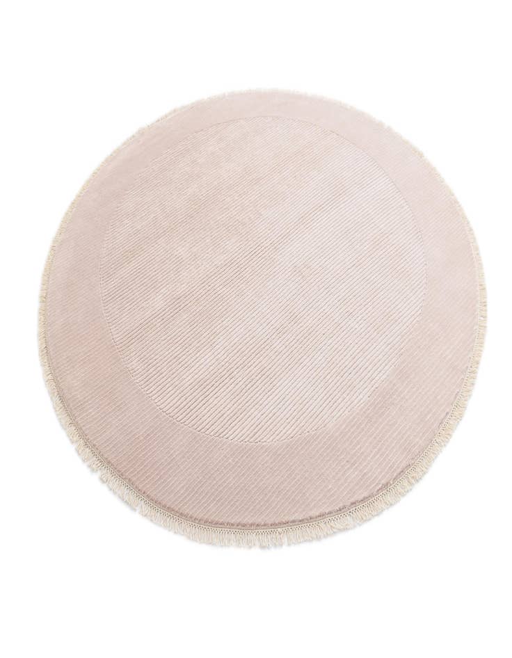 Detail image of 6' 6 x 6' 6  Hand Knotted Darya Wool Round Rug