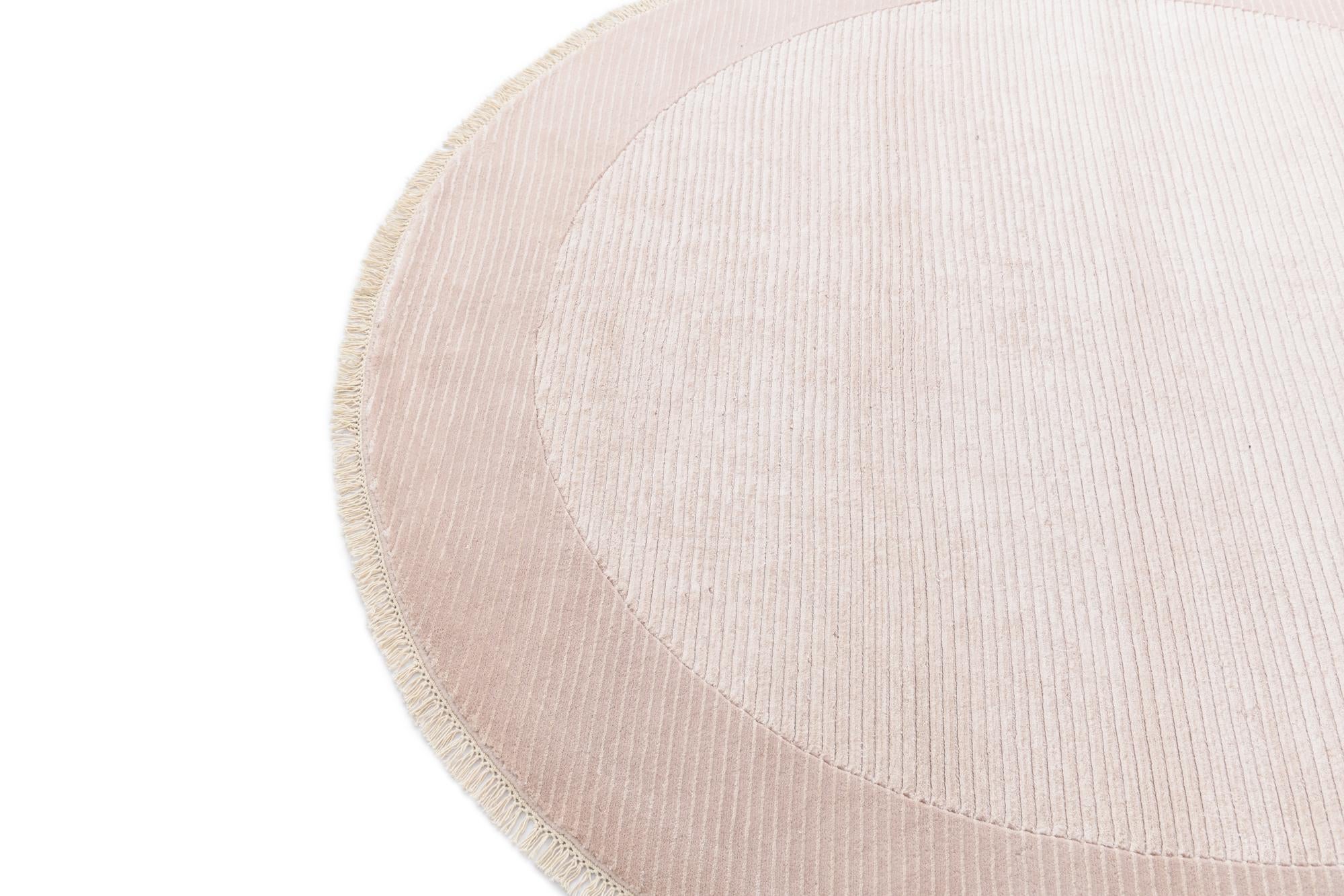 6' 6 x 6' 6 Hand Knotted Darya Wool Round Rug