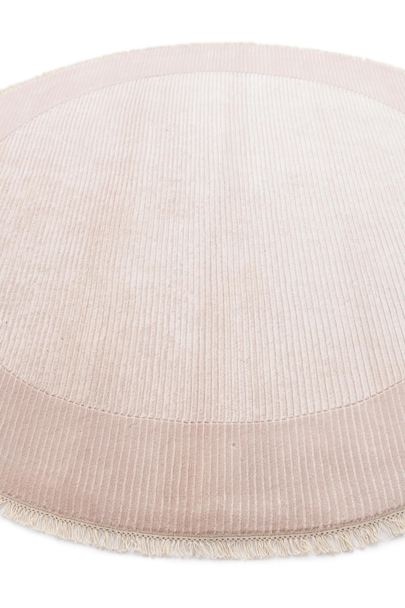 6' 6 x 6' 6 Hand Knotted Darya Wool Round Rug