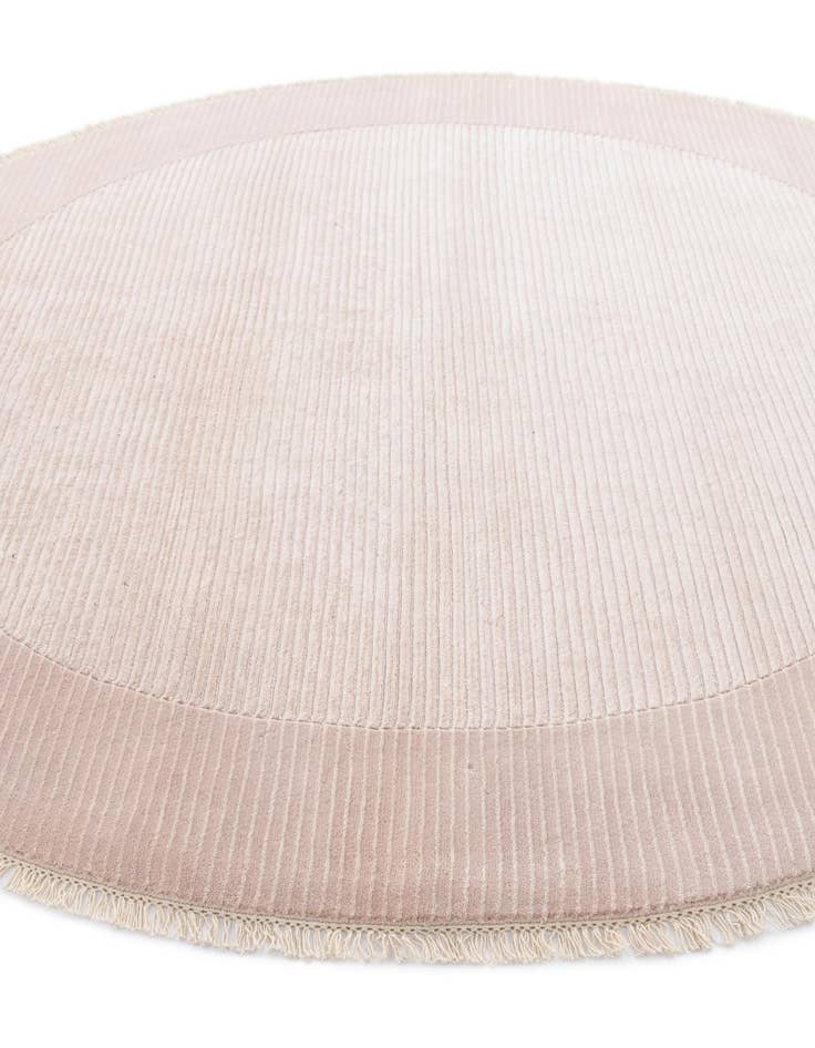 Detail image of 6' 6 x 6' 6  Hand Knotted Darya Wool Round Rug