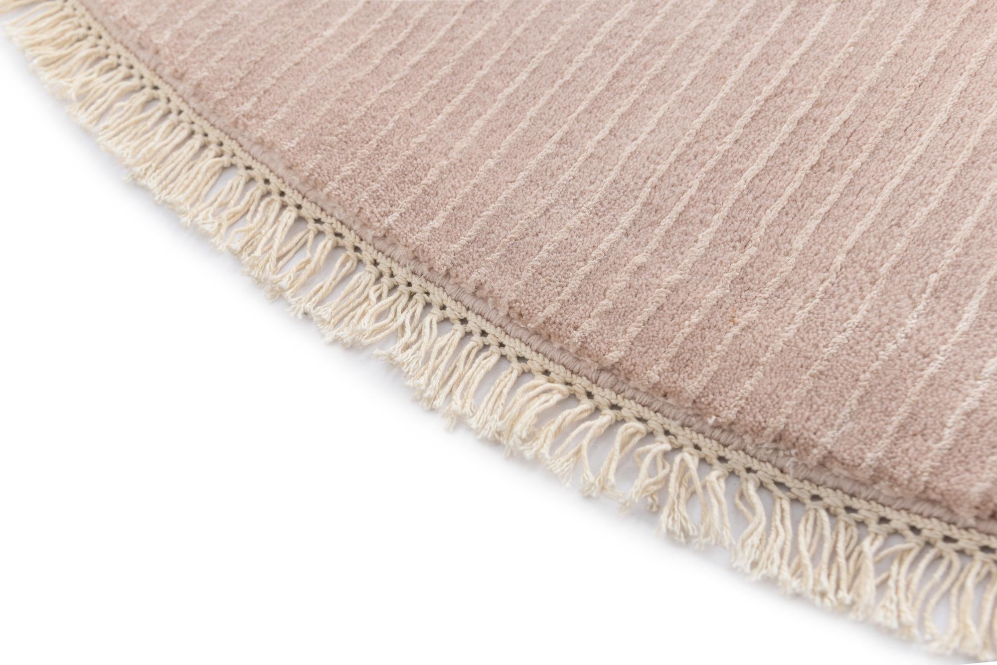 6' 6 x 6' 6 Hand Knotted Darya Wool Round Rug