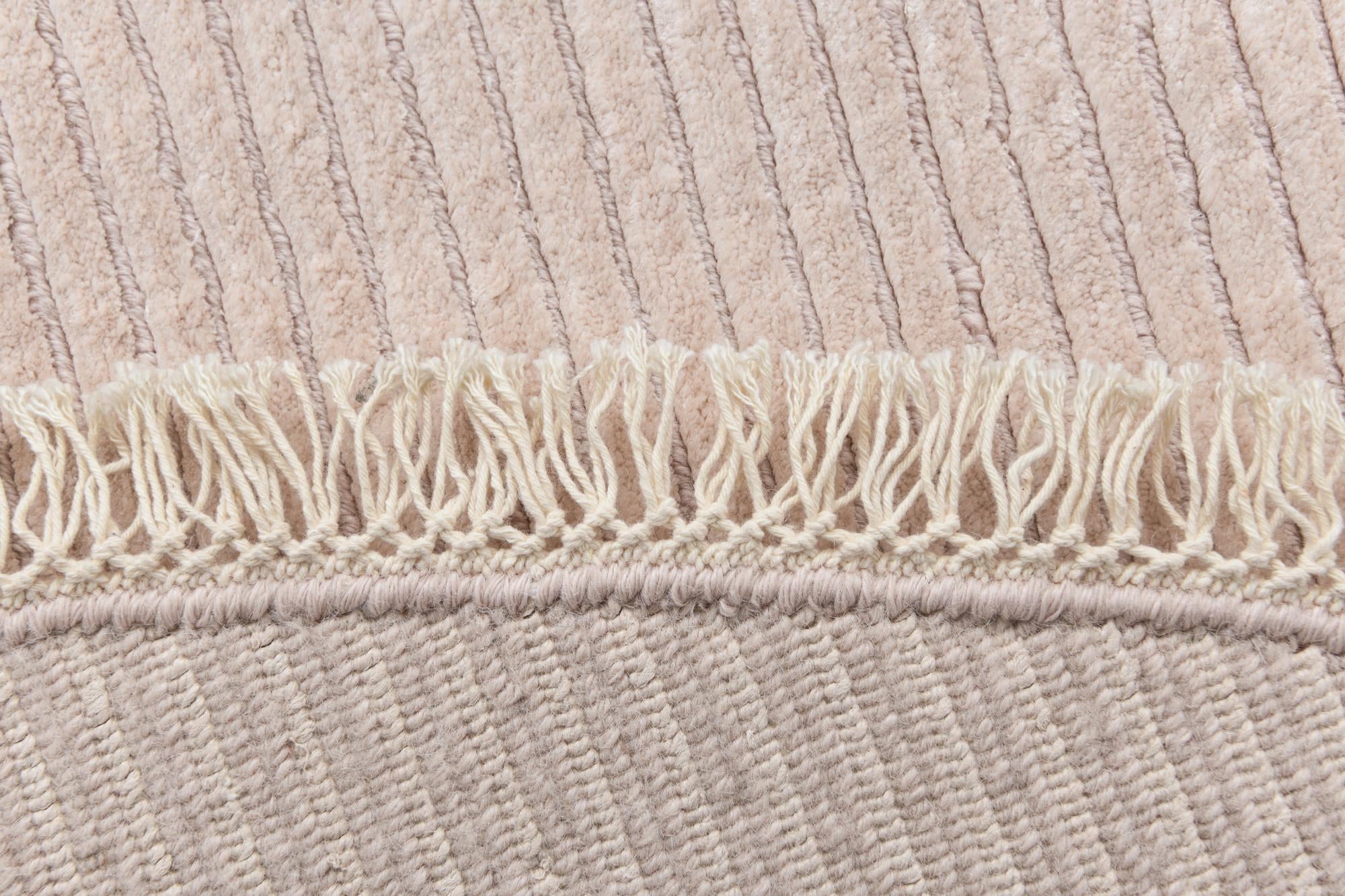6' 6 x 6' 6 Hand Knotted Darya Wool Round Rug