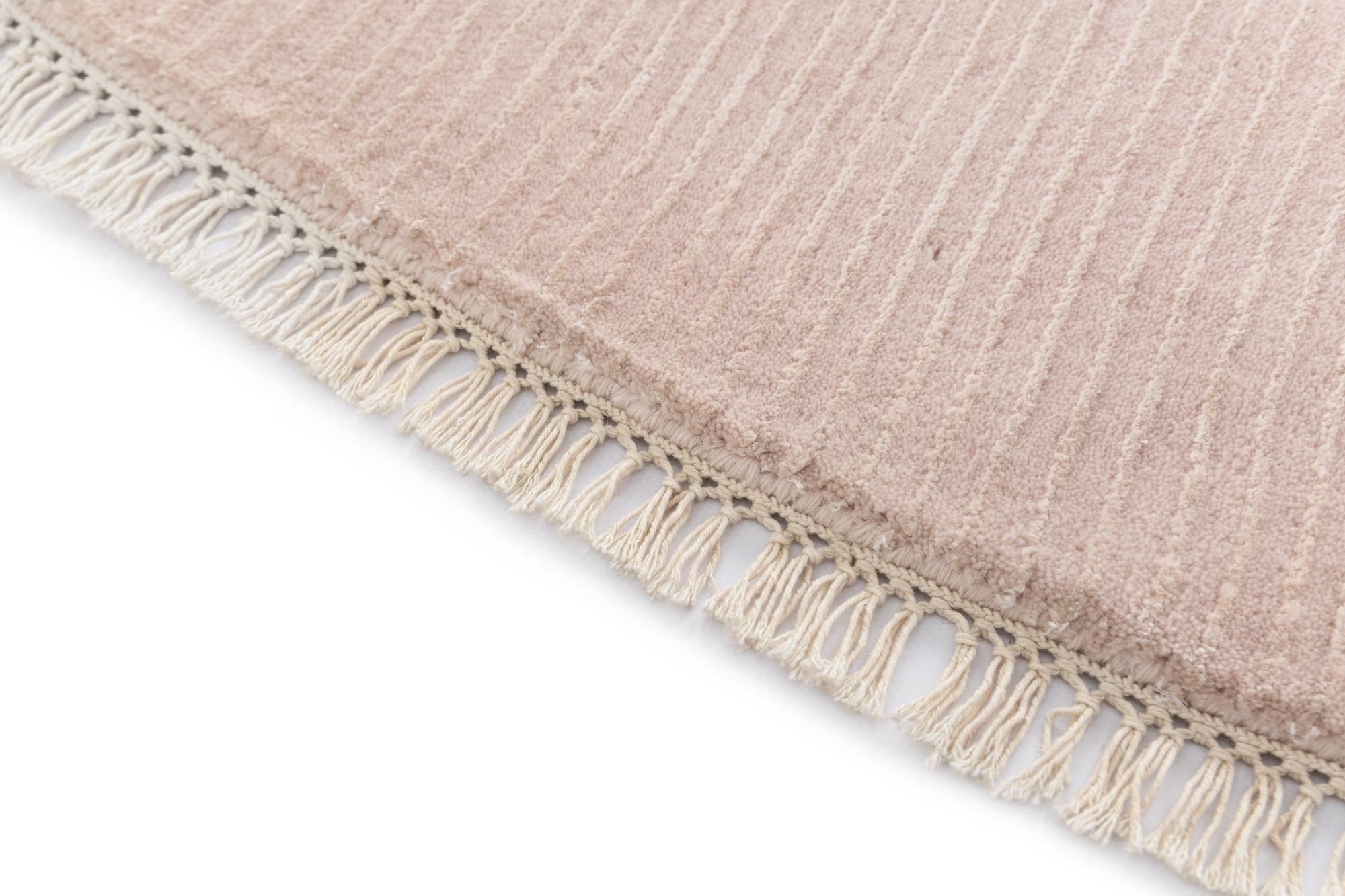 6' 8 x 6' 8 Hand Knotted Darya Wool Round Rug