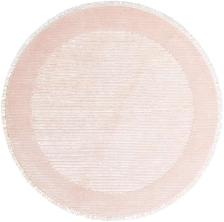 6' 8 x 6' 8 Hand Knotted Darya Wool Round Rug