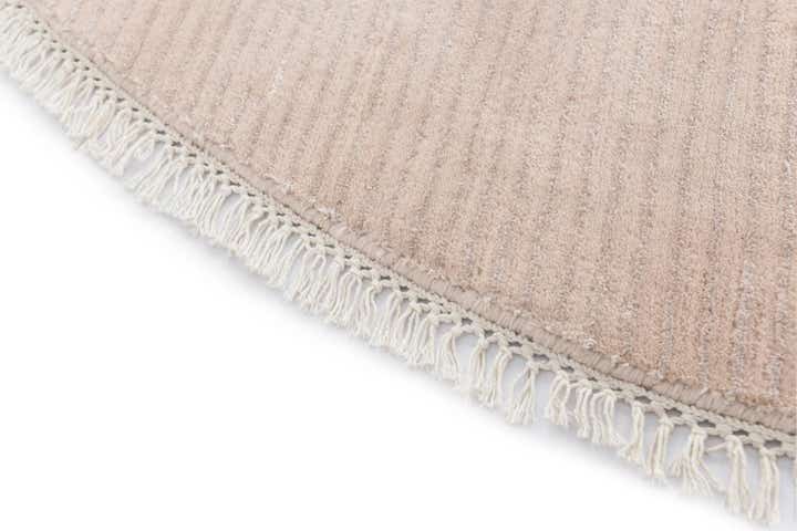 6' 7 x 6' 7 Hand Knotted Darya Wool Round Rug