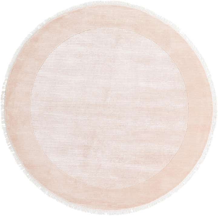 6' 7 x 6' 7 Hand Knotted Darya Wool Round Rug