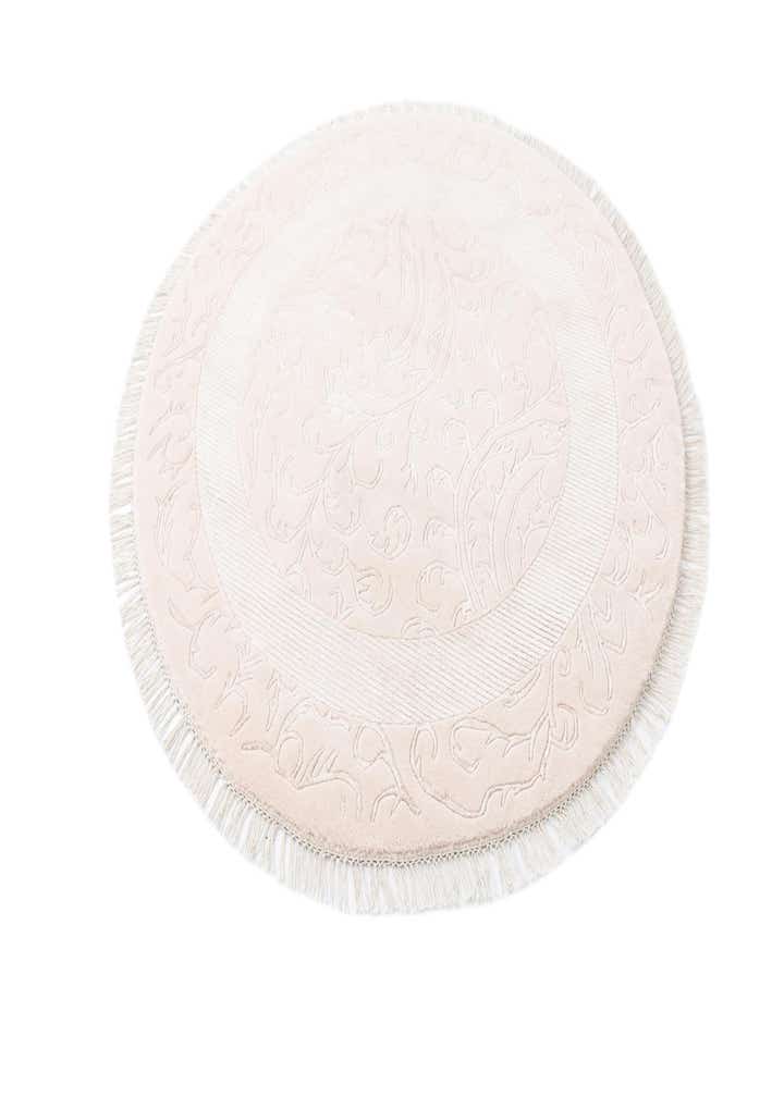 4' 10 x 4' 10 Hand Knotted Darya Wool Round Rug