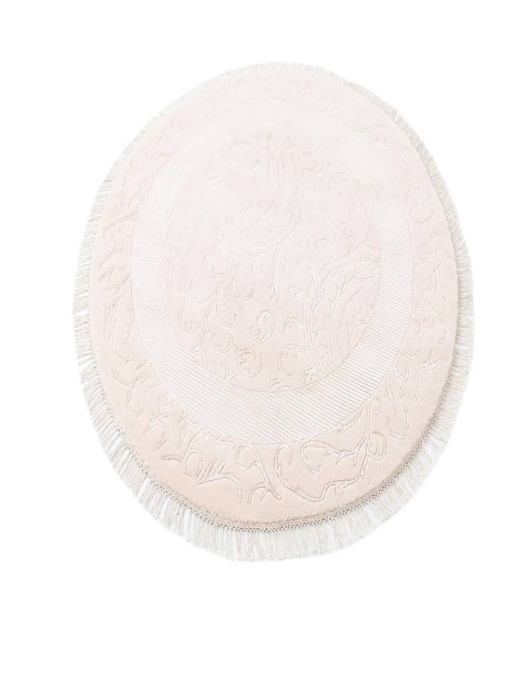 Detail image of 4' 10 x 4' 10 Hand Knotted Darya Wool Round Rug