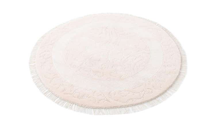 4' 10 x 4' 10 Hand Knotted Darya Wool Round Rug