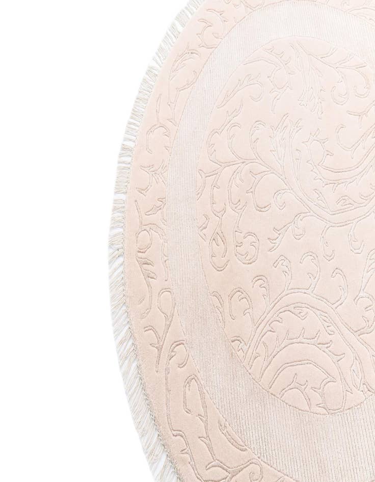 Detail image of 4' 10 x 4' 10 Hand Knotted Darya Wool Round Rug