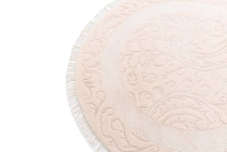 Detail image of 4' 10 x 4' 10 Hand Knotted Darya Wool Round Rug